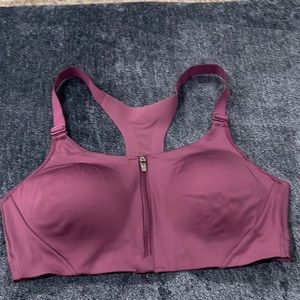 brand-new dark purple sports bra size 38B
